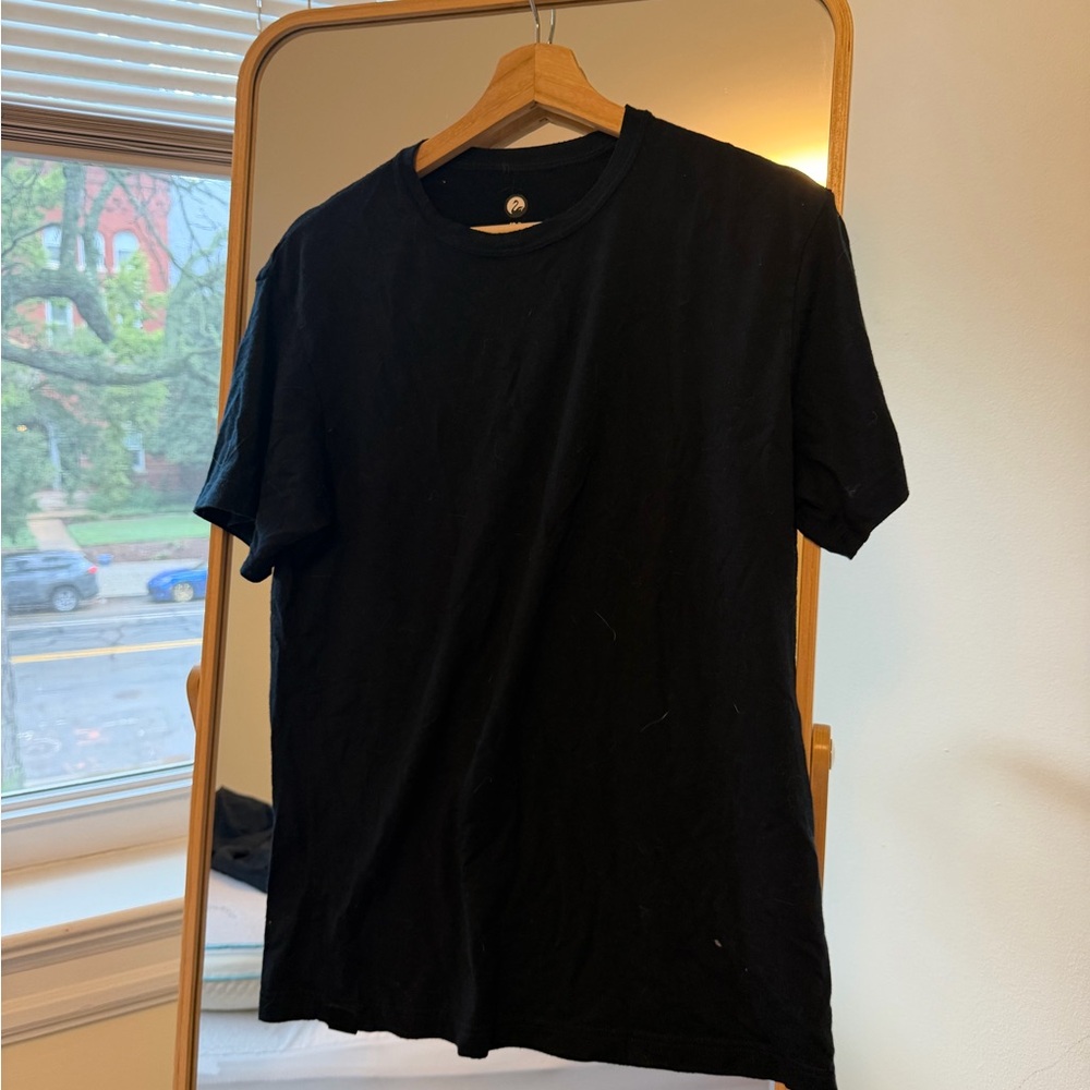 Men's Classic Black Crewneck T-Shirt